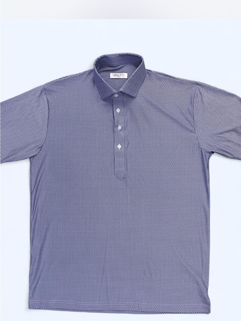 Collars & Co Dress Collar Polo Shirt M preppy golf luxury streetwear office